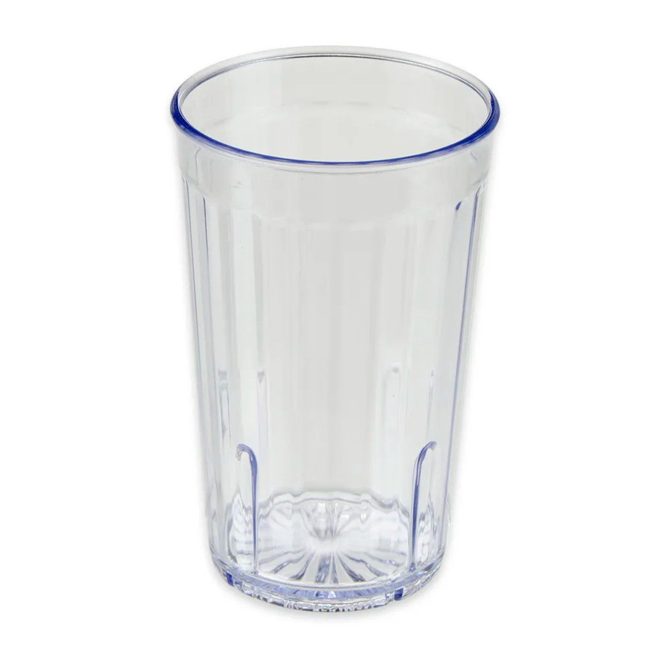 GET 12 oz Clear Textured Plastic Tumbler (72/Case) - Durable Material - Chicken Pieces