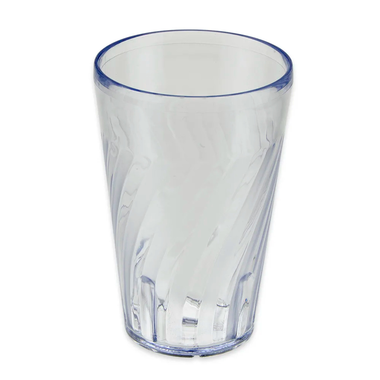 GET 16 oz Clear Textured Plastic Tumbler (72/Case) - Shatter-Resistant Material - Chicken Pieces