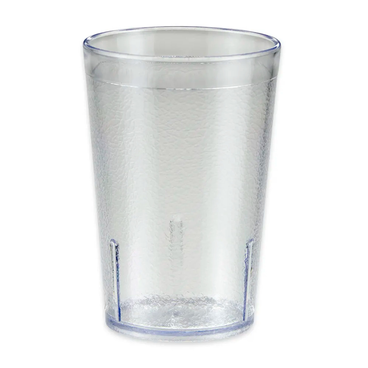 GET 8 oz Clear Textured Plastic Tumbler (72/Case) - Versatile Design - Chicken Pieces