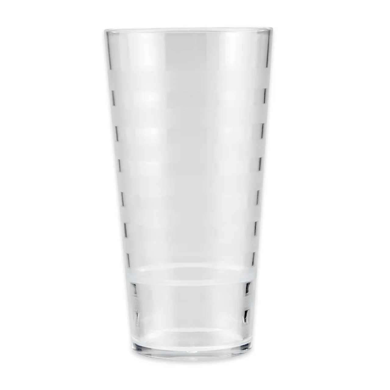 GET 20 oz Clear Plastic Tumbler (24/Case) - BPA-Free SAN Material - Chicken Pieces