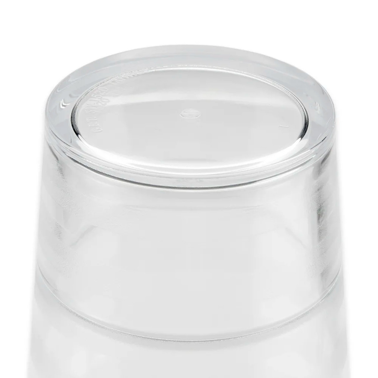 GET 20 oz Clear Plastic Tumbler (24/Case) - BPA-Free SAN Material - Chicken Pieces