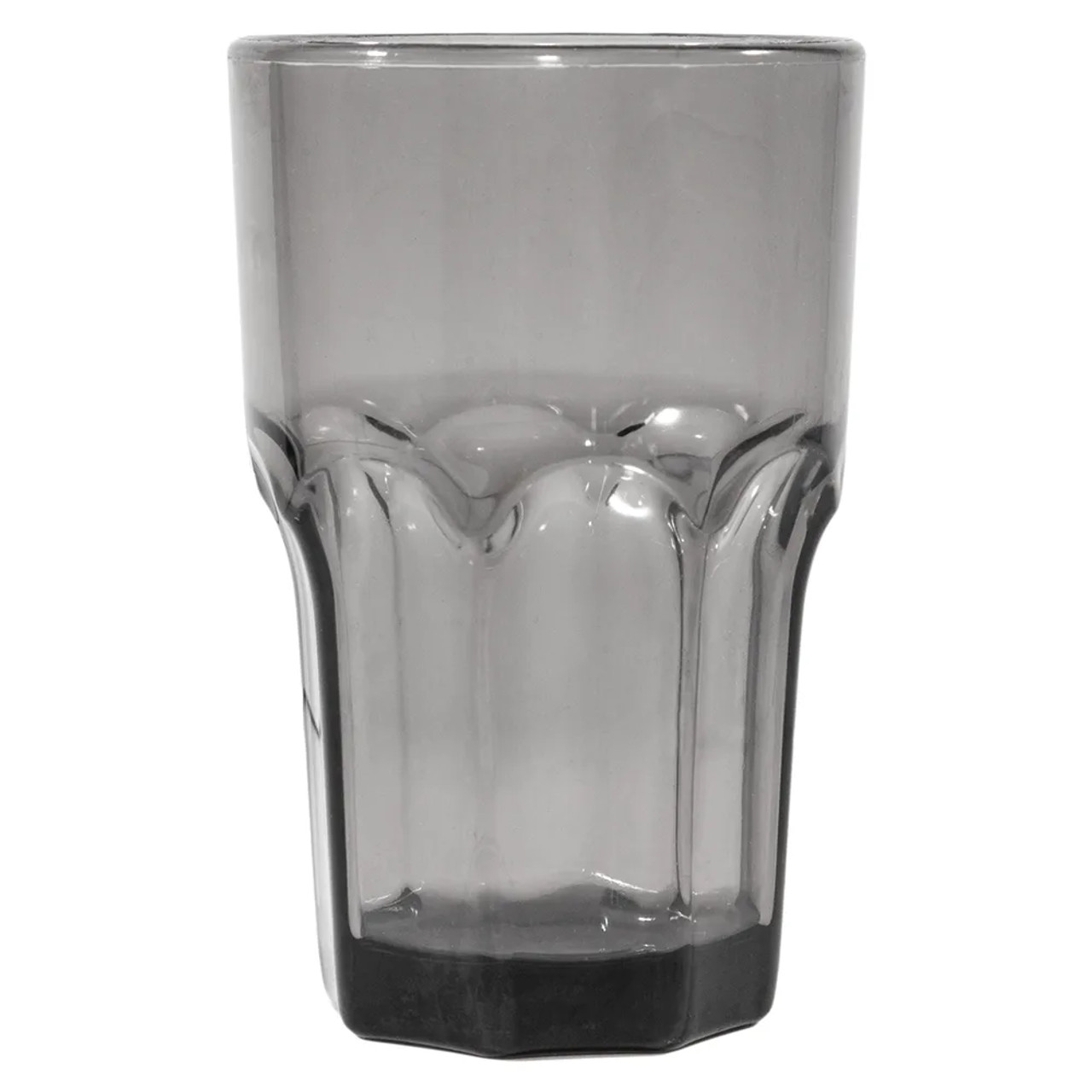 Carlisle 10 oz Louis™ Tumbler - Plastic, Smoke (24/Case) - Break Resistant - Chicken Pieces