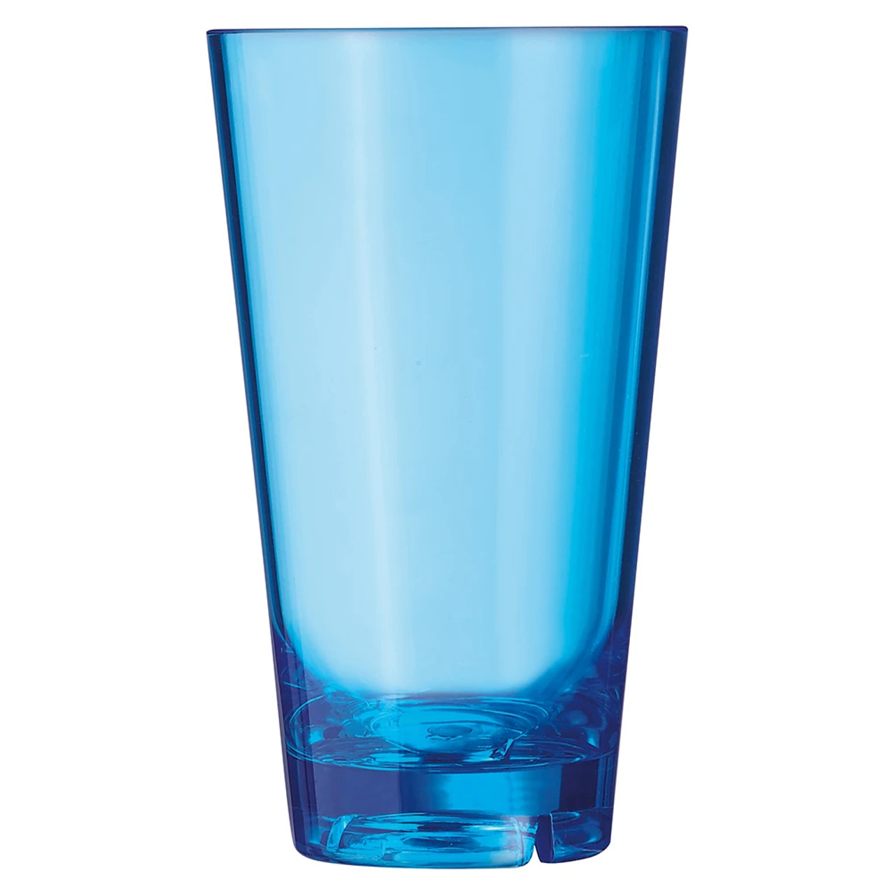 Arcoroc 19 3/4 oz Outdoor Glass w/ Water Vent, Blue (36/Case) - Dishwasher Safe - Chicken Pieces