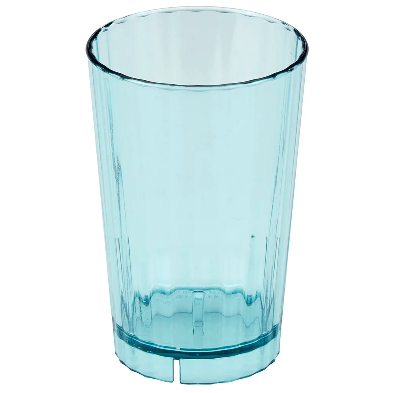 Cambro 14 oz Azure Blue Plastic Tumbler (36/Case) - Polycarbonate Construction - Chicken Pieces