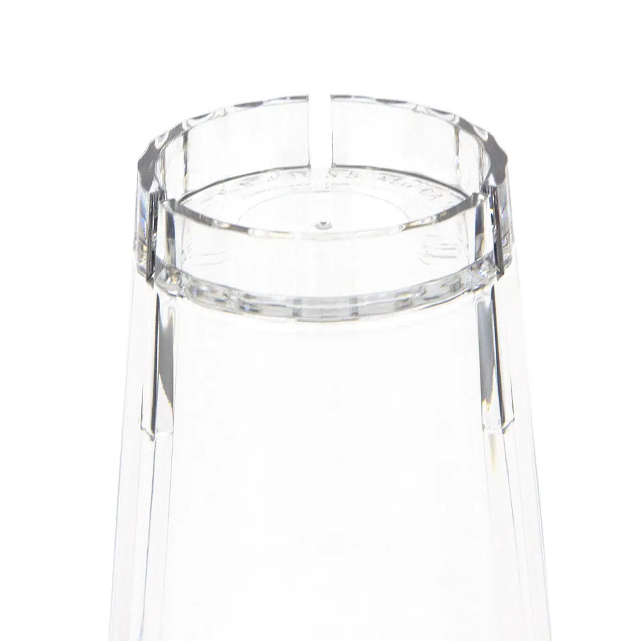 Cambro 8 oz Clear Plastic Tumbler (36/Case) - Plastic Durability - Chicken Pieces