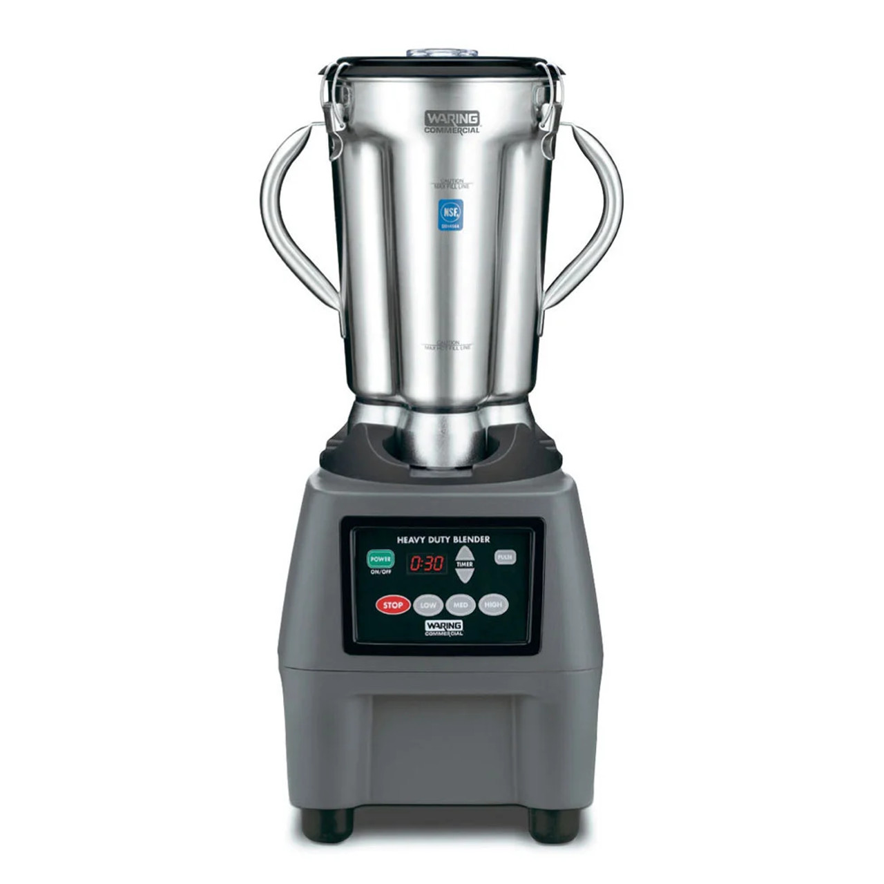Waring Commercial Food Blender - 1-Gal Stainless Steel Container - Chicken Pieces