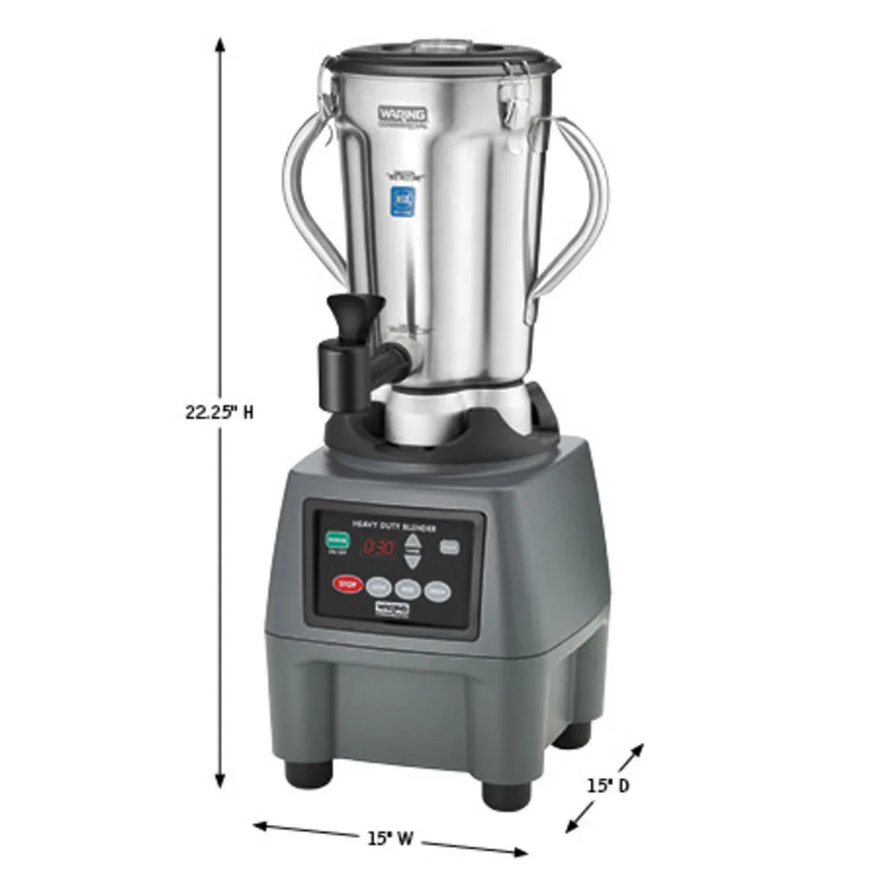 Waring Countertop Food Blender: Efficient Mixing for Commercial Kitchens - Chicken Pieces