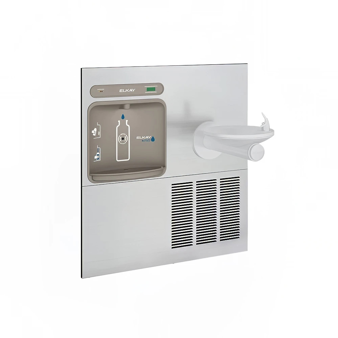 Elkay Wall Mount Bottle Filling Station - Refrigerated, Filtered - Chicken Pieces