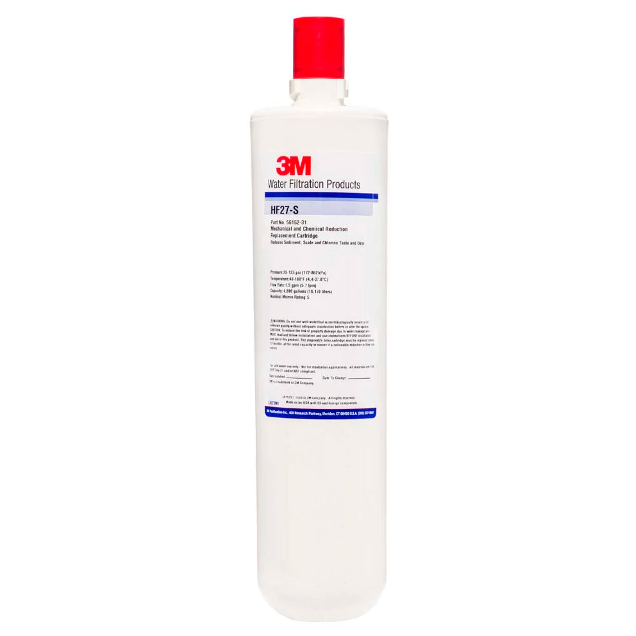 3M Cuno HF27-S HF27 S Cartridge For 62130 - Reduces Sediment, Chlorine, Odor - Chicken Pieces