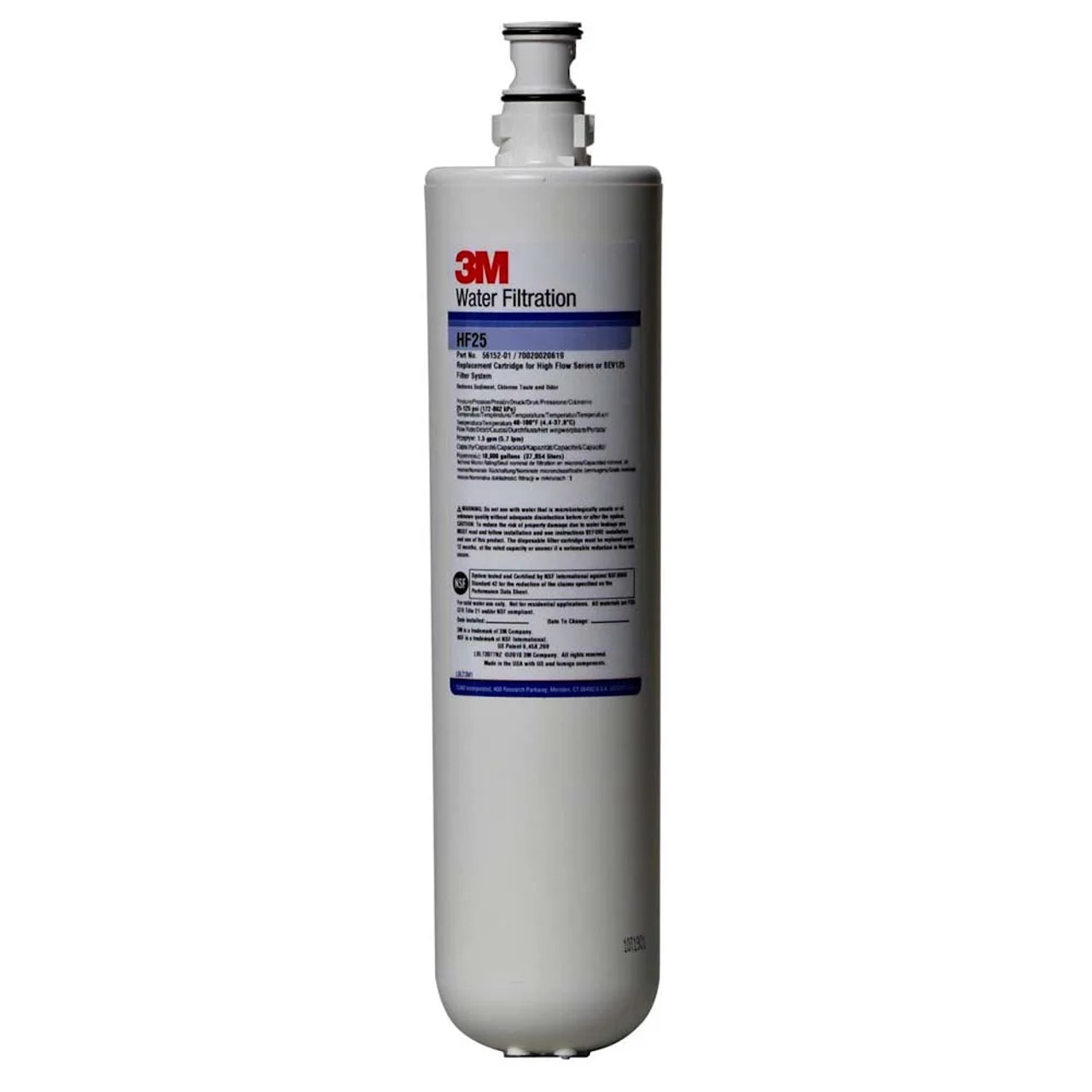 3M Cuno HF25 Cartridge - Reduces Chlorine, Odor & Sediment, 1 Micron - Chicken Pieces