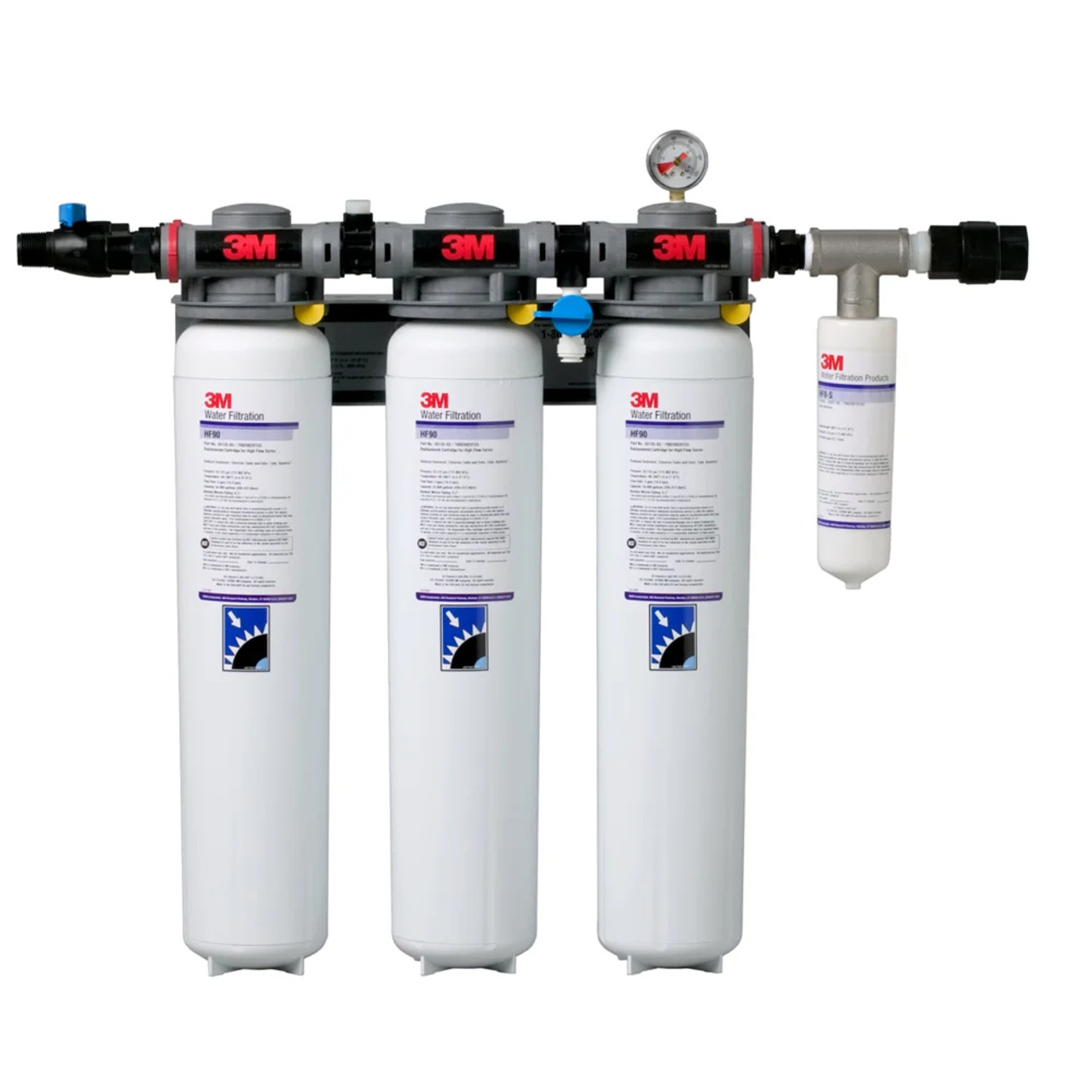 3M Cuno DP390 DP390 1/5 Micron Manifold Filter System with Shut Off Valve - Chicken Pieces