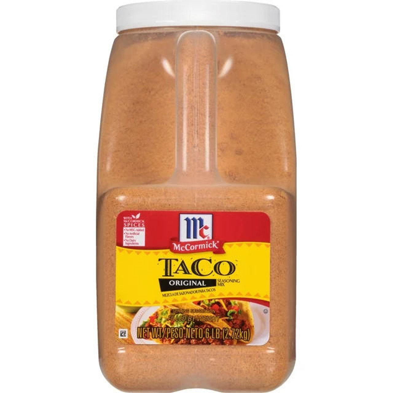  McCormick Culinary Taco Seasoning 6 lb. (3/Case) - Authentic Blend 