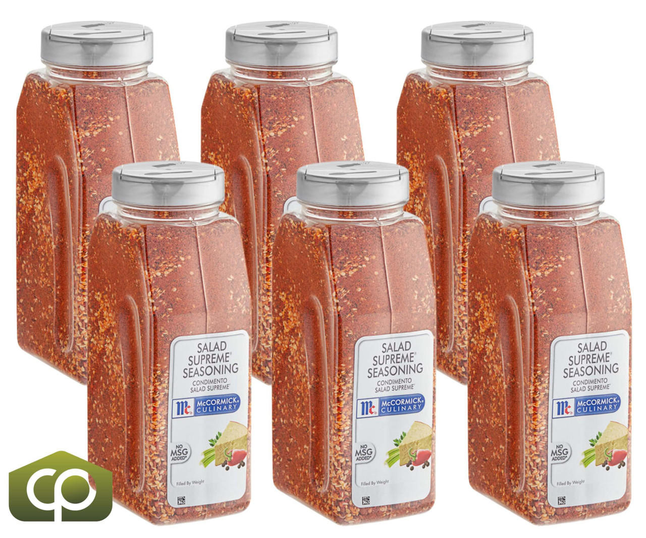  McCormick Culinary Salad Supreme Seasoning 24 oz. (6/Case) - Flavorful Blend 