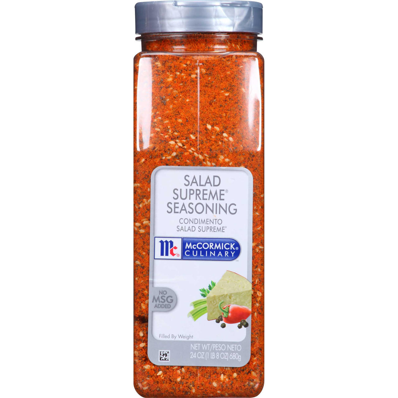  McCormick Culinary Salad Supreme Seasoning 24 oz. (6/Case) - Flavorful Blend 