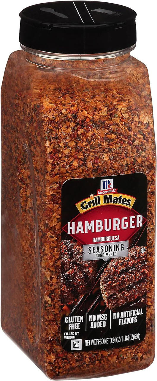  McCormick Grill Mates 24 oz. Hamburger Seasoning (6/Case) - Savory Blend 