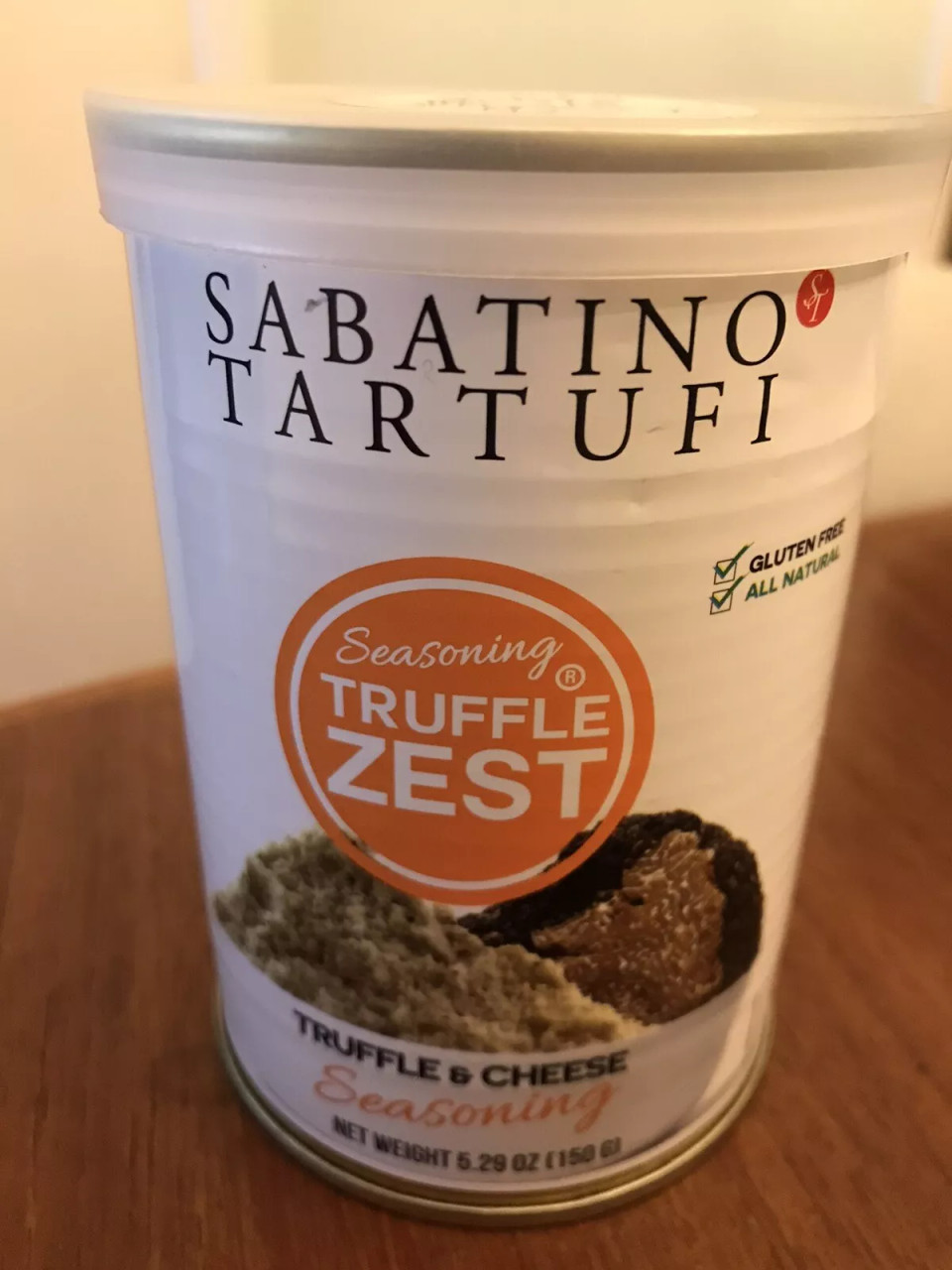 Sabatino Tartufi Truffle Zest & Cheese Seasoning 5.29 oz. 6/Case Truffle Flavors - Chicken Pieces