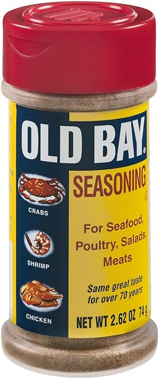 Old Bay Seasoning, 2.62 oz. - 12/Case - The Classic Flavor Enhancer - Chicken Pieces