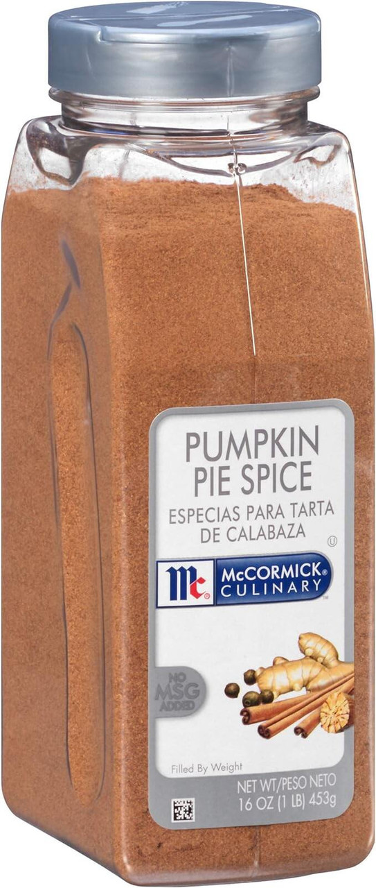 McCormick Culinary Pumpkin Pie Spice, 1 lb. - 6/Case Essential Fall Flavor - Chicken Pieces