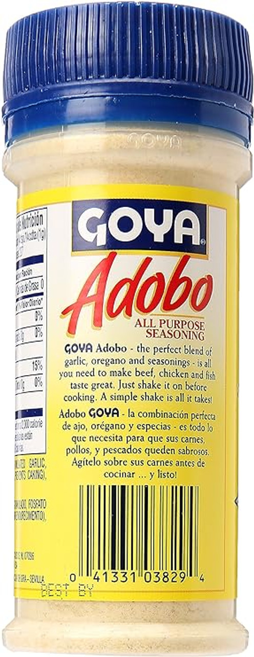 Goya Adobo All-Purpose Seasoning Latin Flavors without Pepper, 28 oz. - 12/Case - Chicken Pieces