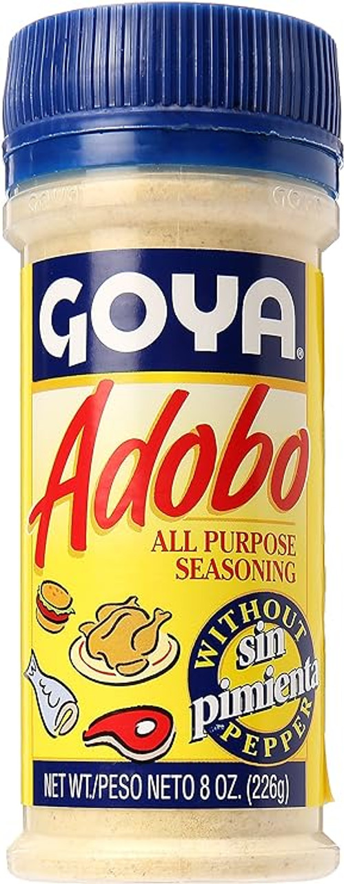 Goya Adobo All-Purpose Seasoning Latin Flavors without Pepper, 28 oz. - 12/Case - Chicken Pieces