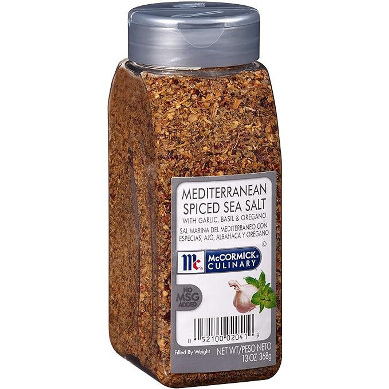  McCormick Culinary Mediterranean Flavors Spiced Sea Salt, 13 oz. - 6/Case 