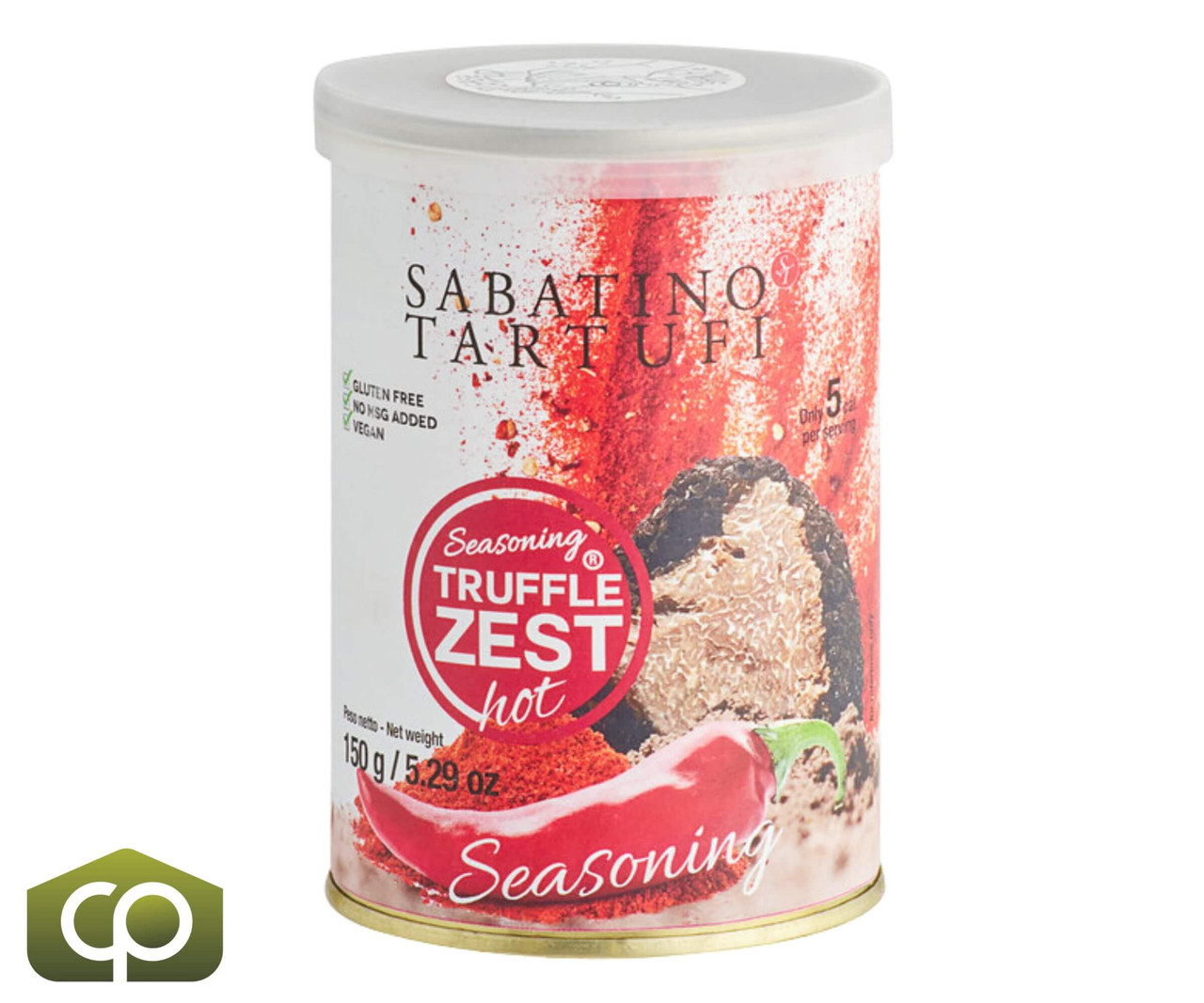 Sabatino Tartufi 5.29 oz. Truffle Zest Hot Seasoning - Rich Truffle Flavor - Chicken Pieces