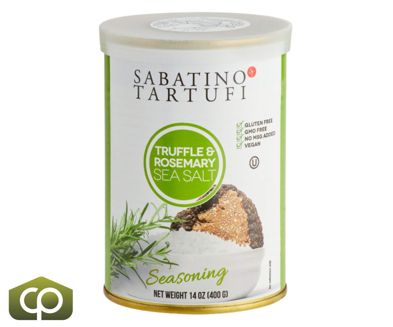 Sabatino Tartufi 14 oz. Truffle & Rosemary Sea Salt - Rich Truffle, Sea Salt - Chicken Pieces