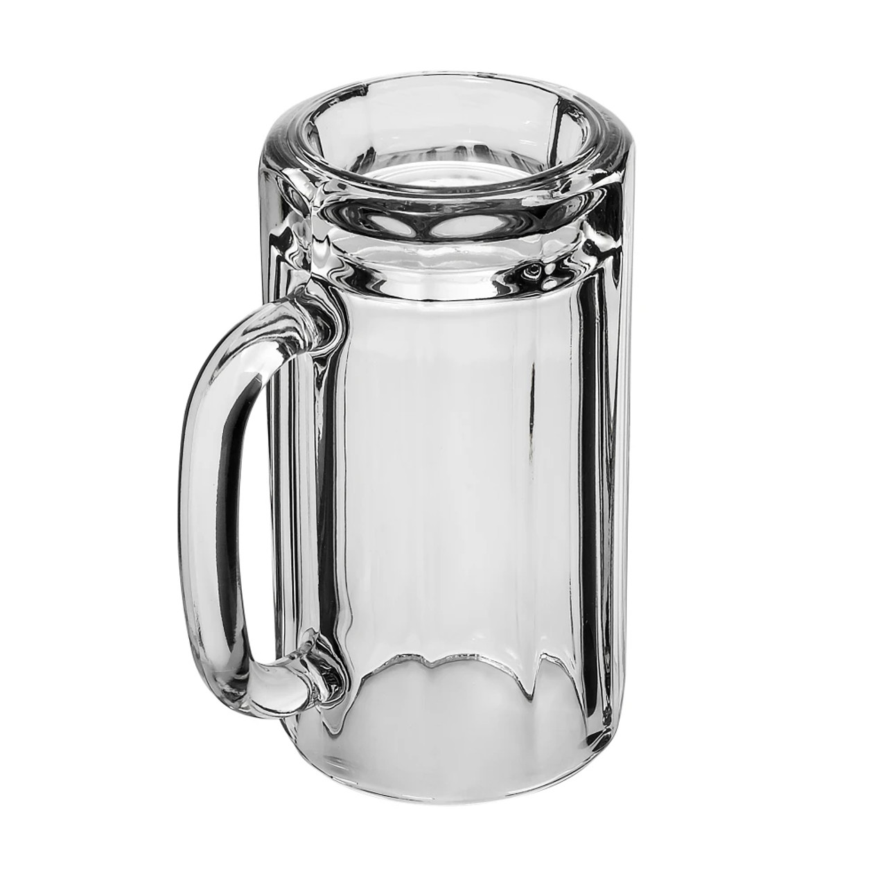 Libbey 5020 16 oz Paneled Glass Mug, Mugs and Tankards Series, 12/Case - Chicken Pieces