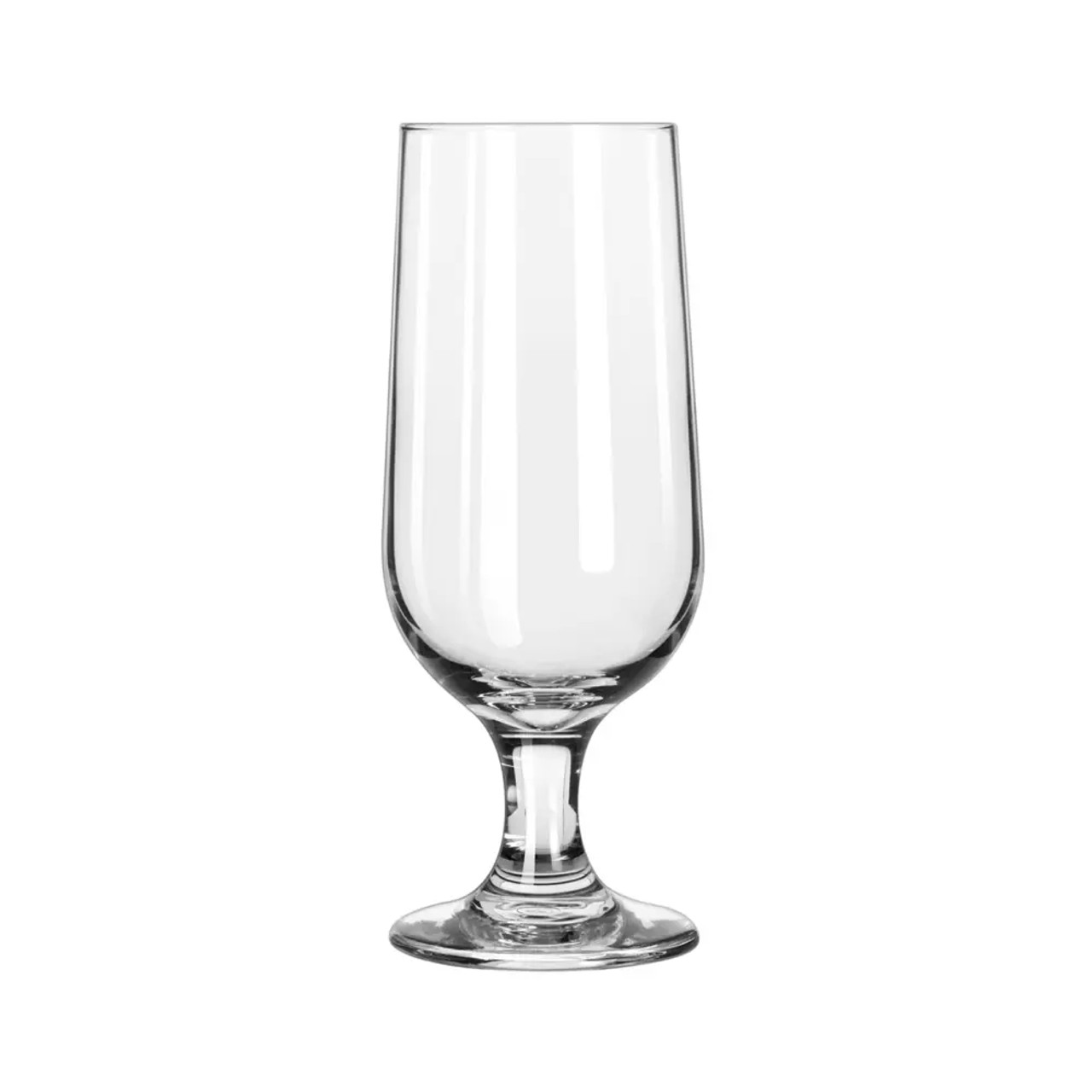 Libbey 3728 12 oz Embassy Beer Glass, Footed Stemware, Safedge Rim, 24/Case - Chicken Pieces