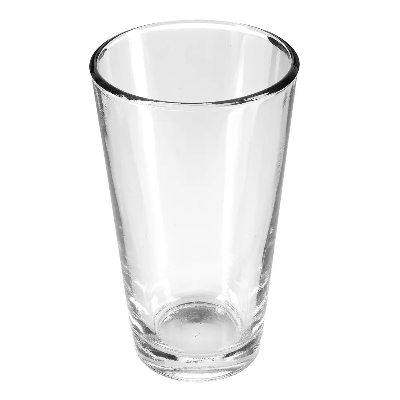 Anchor 7176FU 16 oz Mixing Glass, Rim-Tempered, Clear Glass Construction 24/Case - Chicken Pieces