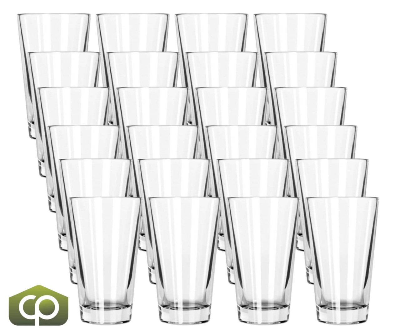 Libbey 15141 14 oz Pint Glass / Cooler Mixing Glass, DuraTuff Treated, 24/Case - Chicken Pieces