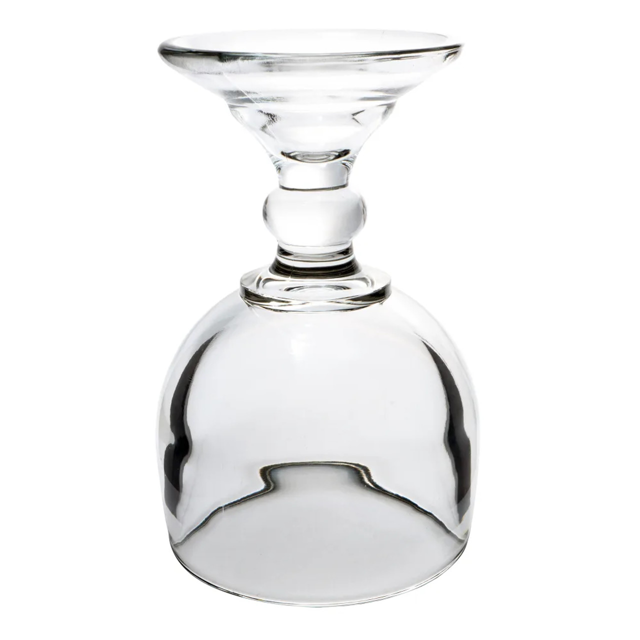 Libbey 1785473 18 oz Schooner Glass - Wide Bowl with Sculpted Stem (12/Case) - Chicken Pieces