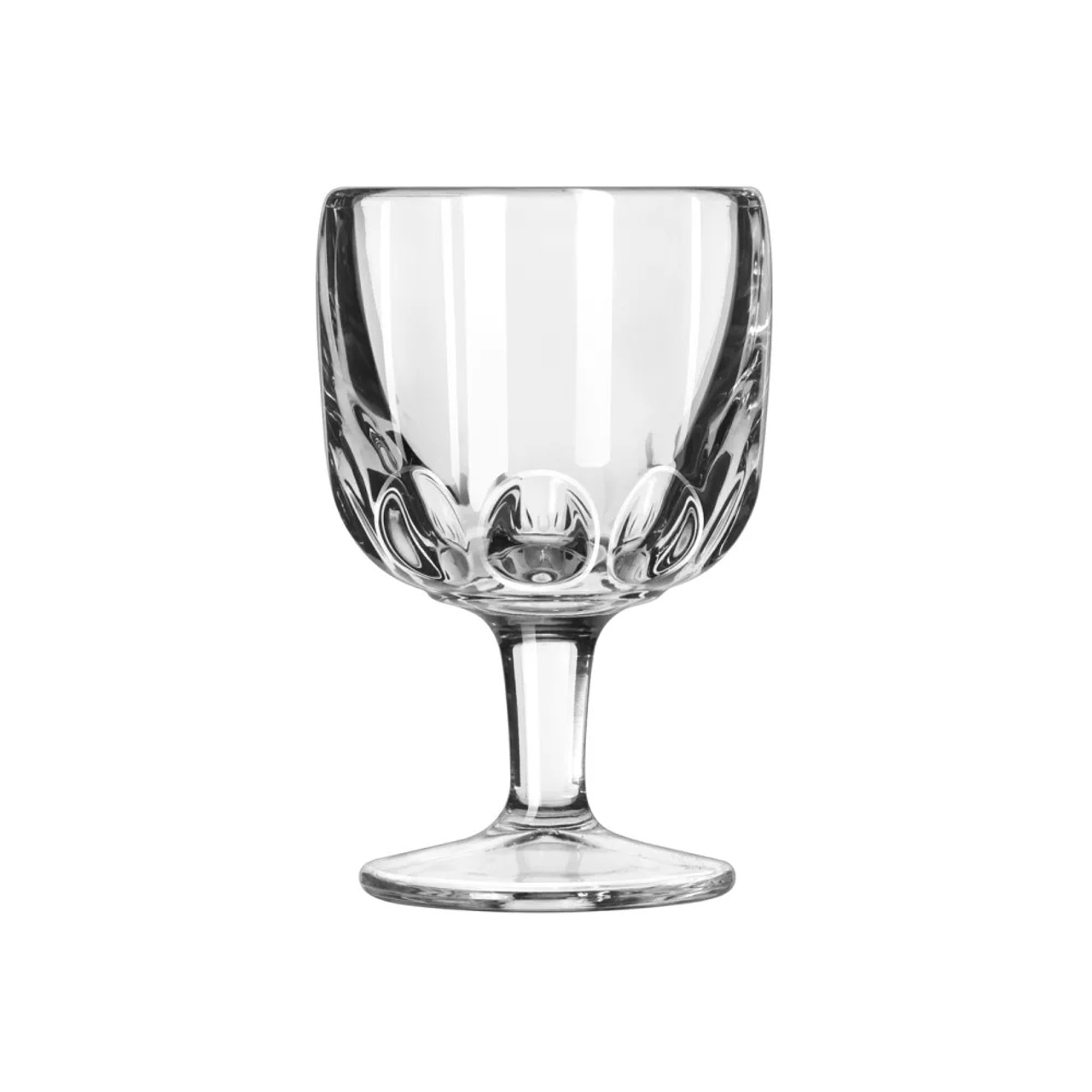 Libbey 5210 10 oz Hoffman House Goblet Glass - Opulent Design (12/Case) - Chicken Pieces