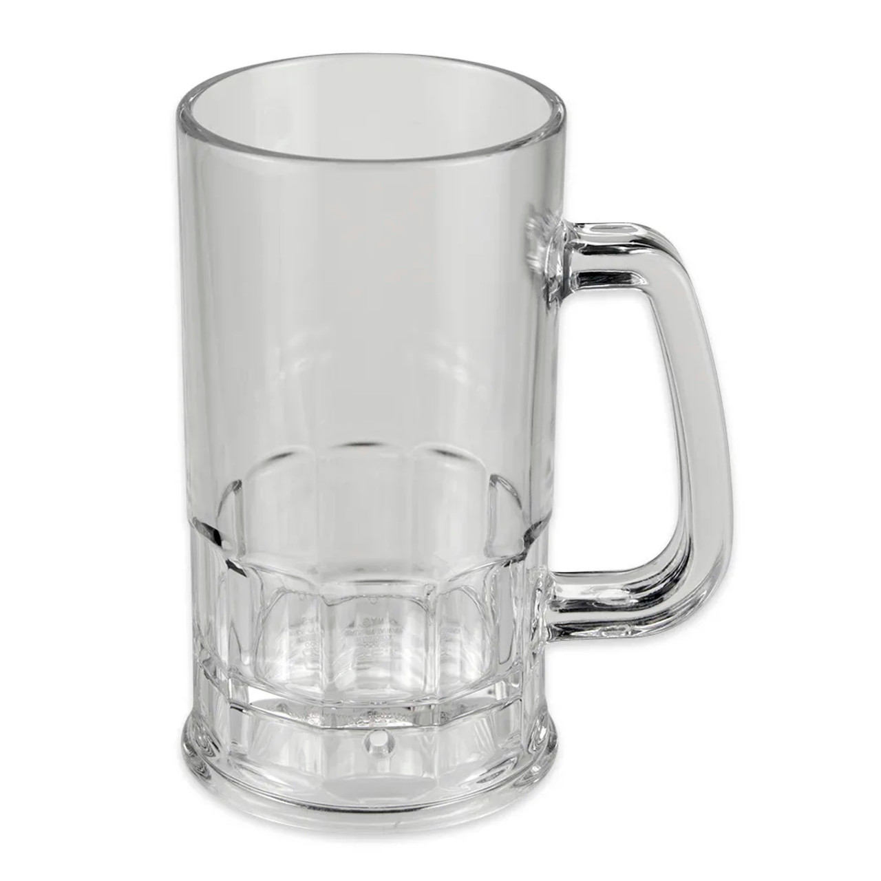 GET 00085-PC-CL 20 oz Clear Polycarbonate Beer Mug - Dishwasher Safe (12/Case) - Chicken Pieces
