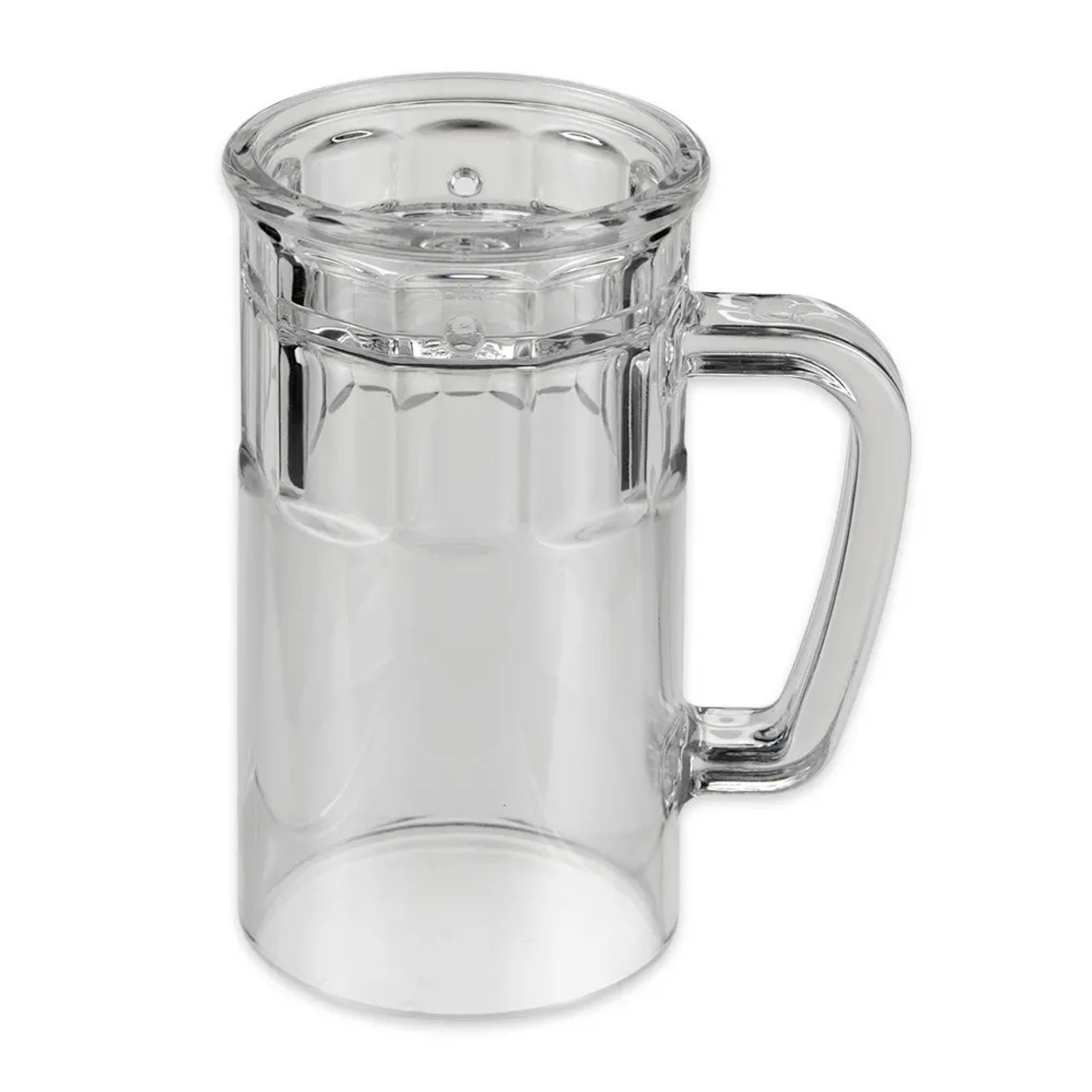 GET 00085-PC-CL 20 oz Clear Polycarbonate Beer Mug - Dishwasher Safe (12/Case) - Chicken Pieces