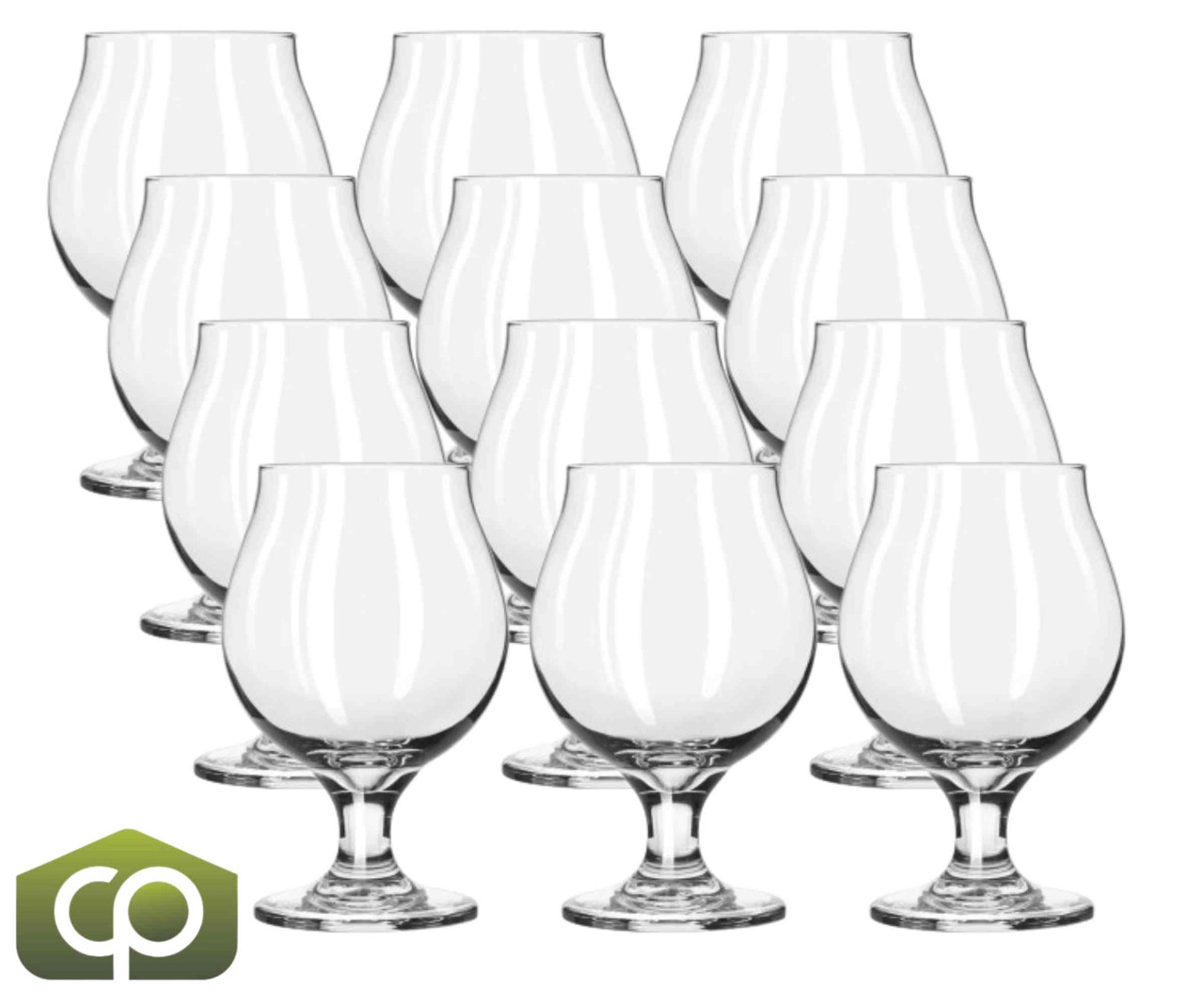 Libbey 3808 16 oz Belgian Beer Glass - Classic Design (12/Case) - Chicken Pieces