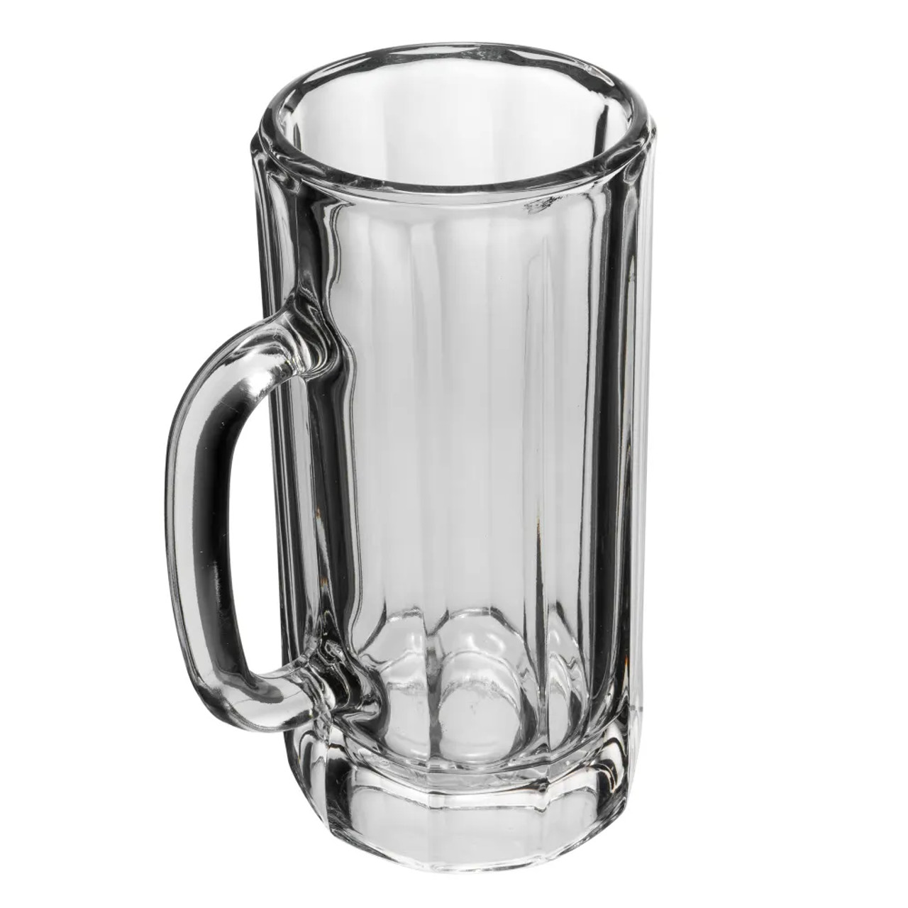 Libbey 5327 22 oz Glass Paneled Mug - Classic Design (12/Case) - Chicken Pieces