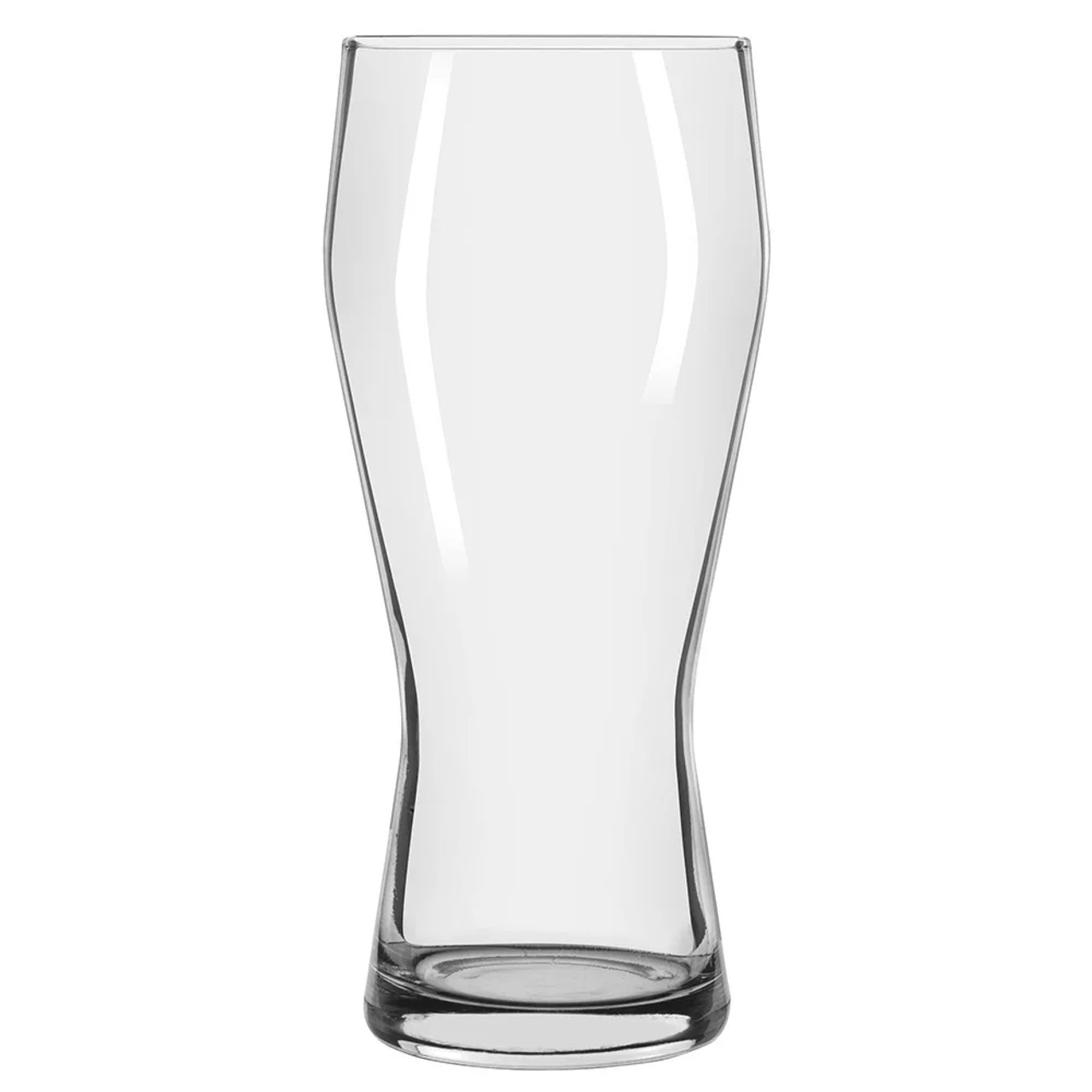 Libbey 824728 19 1/4 oz Profile Beer Glass - Safedge® Rim Guarantee (12/Case) - Chicken Pieces