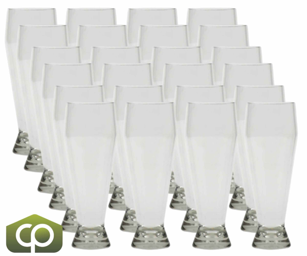 GET SW-2005-CL 16 oz Pilsner Glass - Tritan™ Plastic, Shatter-Resistant (24/Case) - Chicken Pieces