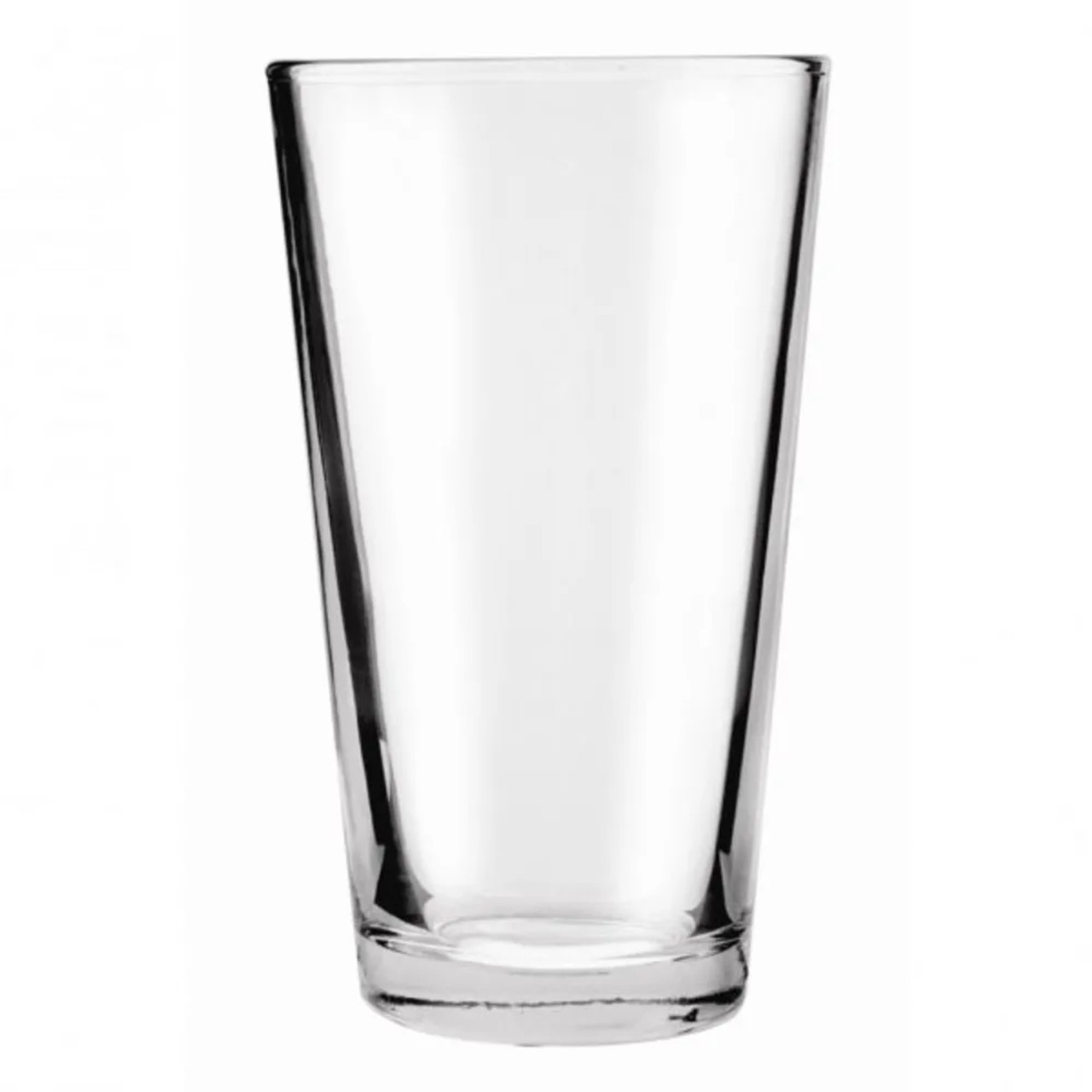 Anchor 176FU 16 oz Mixing Glass - Clear Glass, Sure Guard Guarantee (24/Case) - Chicken Pieces