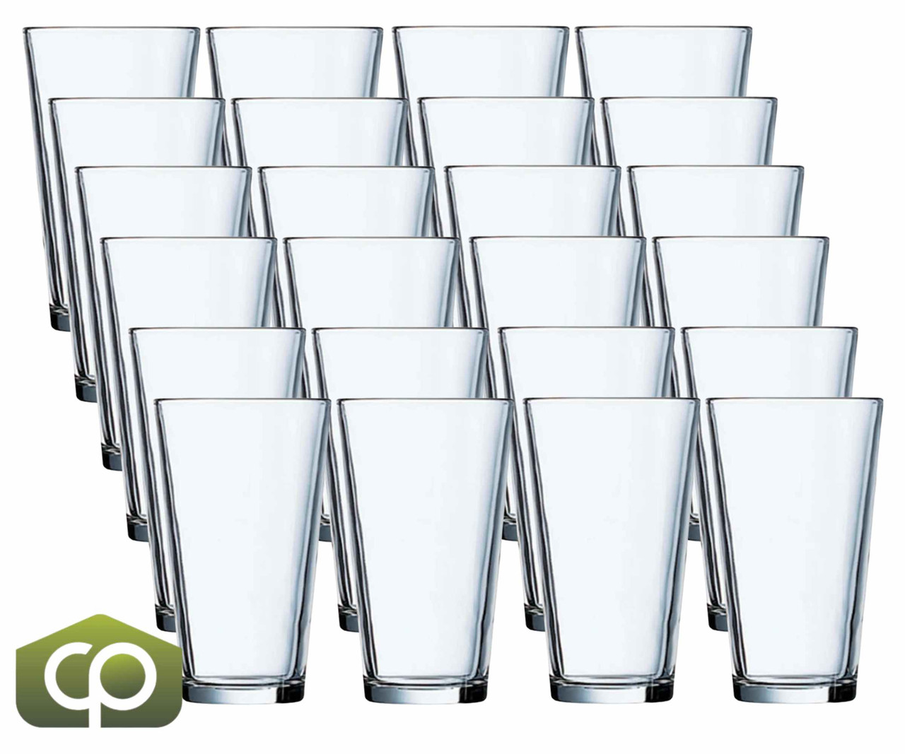 Arcoroc Q2542 16 oz ArcoPrime Mixing Glass (24/Case) - Premium Glassware - Chicken Pieces