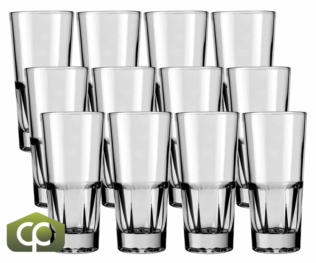 Libbey 15971 11 1/2 oz Beverage Glass w/ Diamond Pattern, Gallery (12/Case) - Chicken Pieces