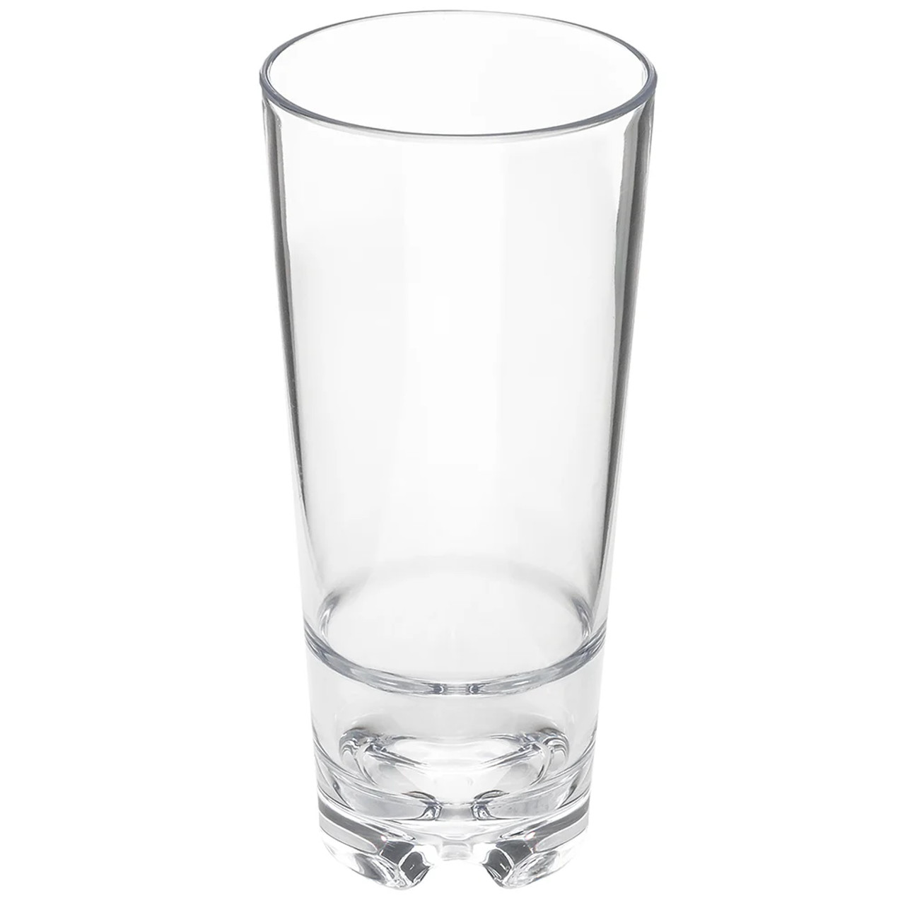 Libbey 92407 16 oz Clear Plastic Tumbler (12/Case) - Durable and Versatile - Chicken Pieces