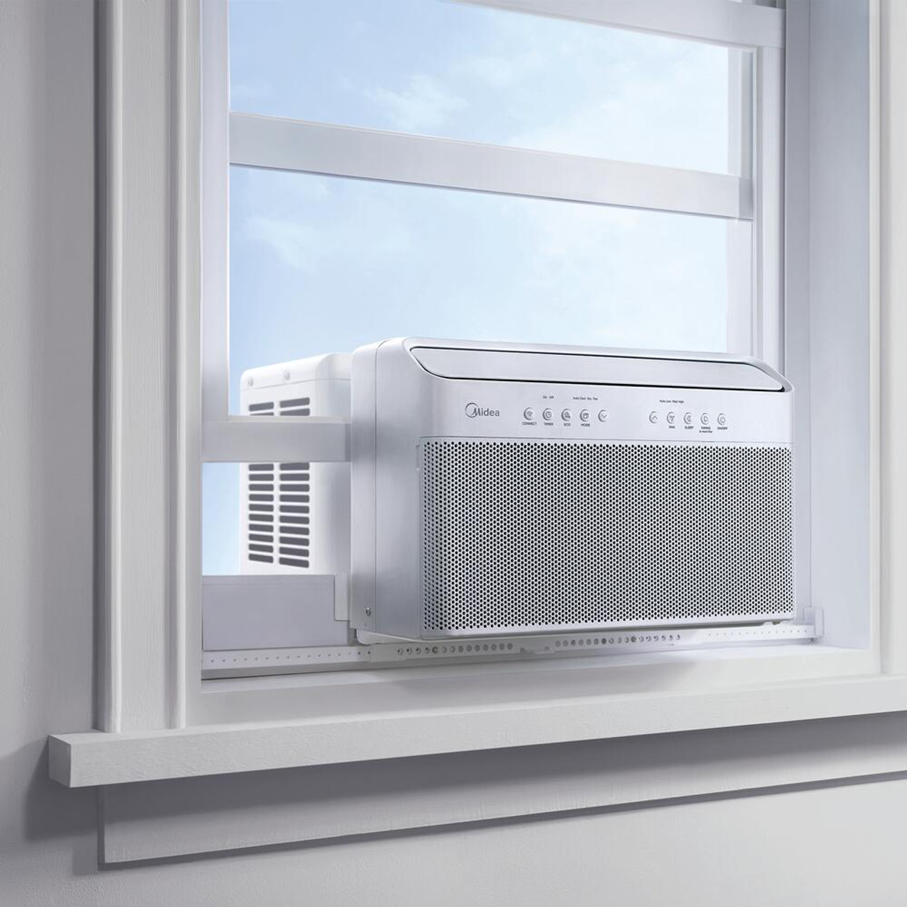 Midea U 8,000 BTU 115-Volt Window Air Conditioner - Quiet, and Smart Cooling - Chicken Pieces