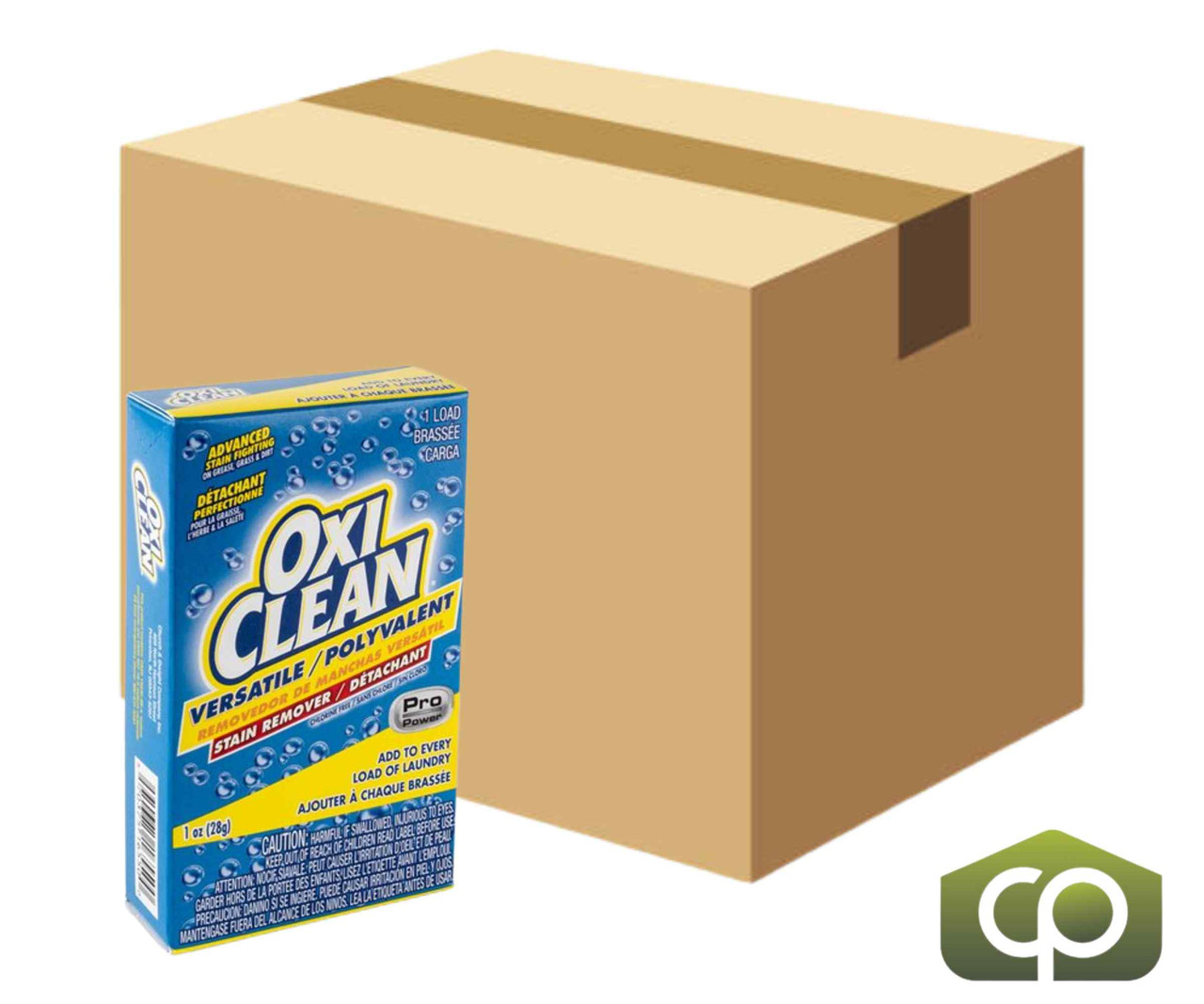 OxiClean Stain Remover - 1 oz./Pack - 156/Carton - Laundry Cleaning Power - Chicken Pieces