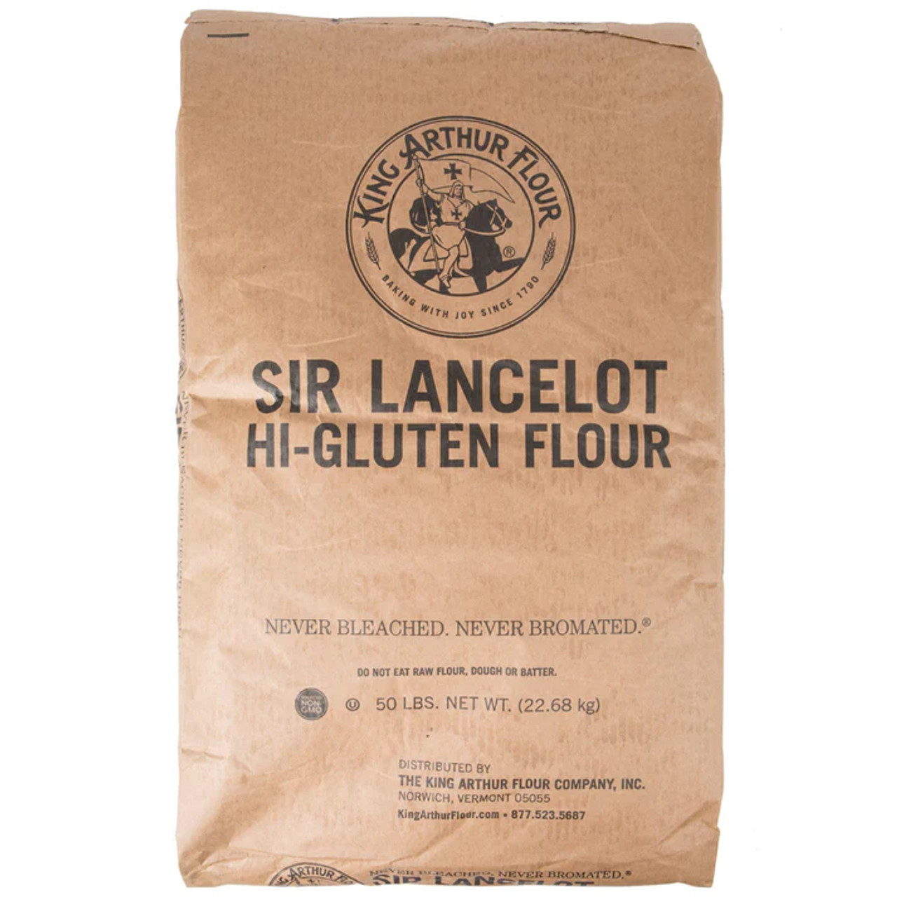 King Arthur Flour Sir Lancelot 50 lb. Hi-Gluten Flour - Perfect for Crust - Chicken Pieces