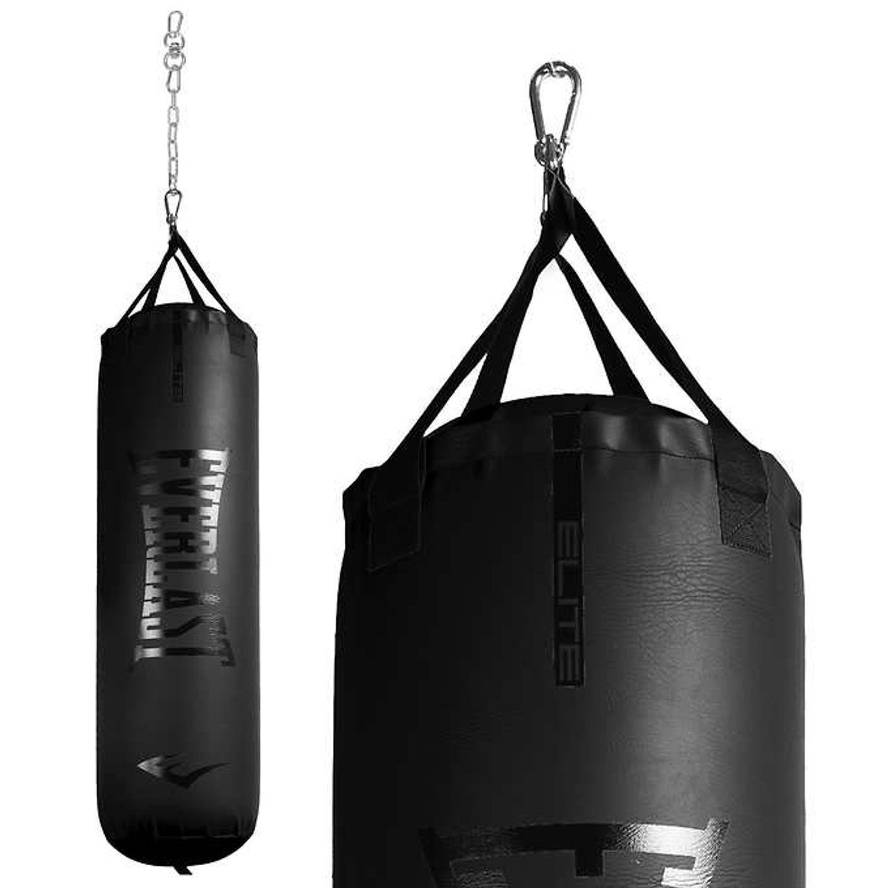 Everlast 100 lb. Heavy Bag, Gloves, and Heavy Bag Hanger Kit - Complete Workout - Chicken Pieces