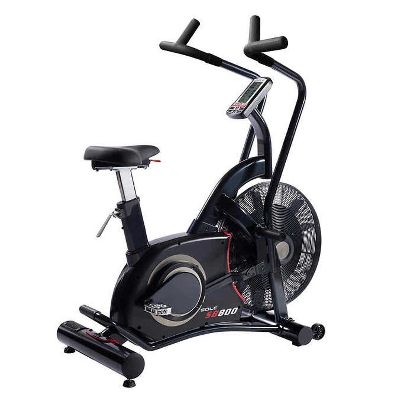 Sole Fitness SB800 Light Commercial Air Bike with Heart Rate Monitor - Chicken Pieces