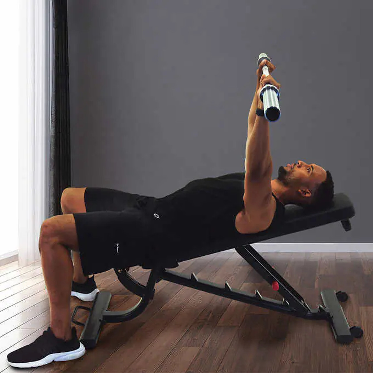 Inspire Fitness FID3 Flat-Incline-Decline Weight Bench with 3 Month Subscription to Centr - Chicken Pieces