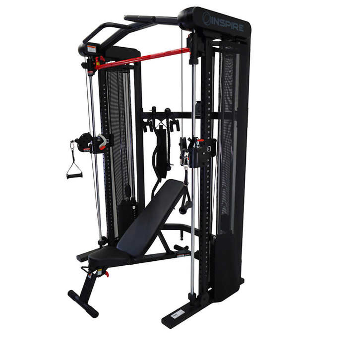 Inspire Fitness SF3 Smith Functional Trainer with Folding Bench - Chicken Pieces